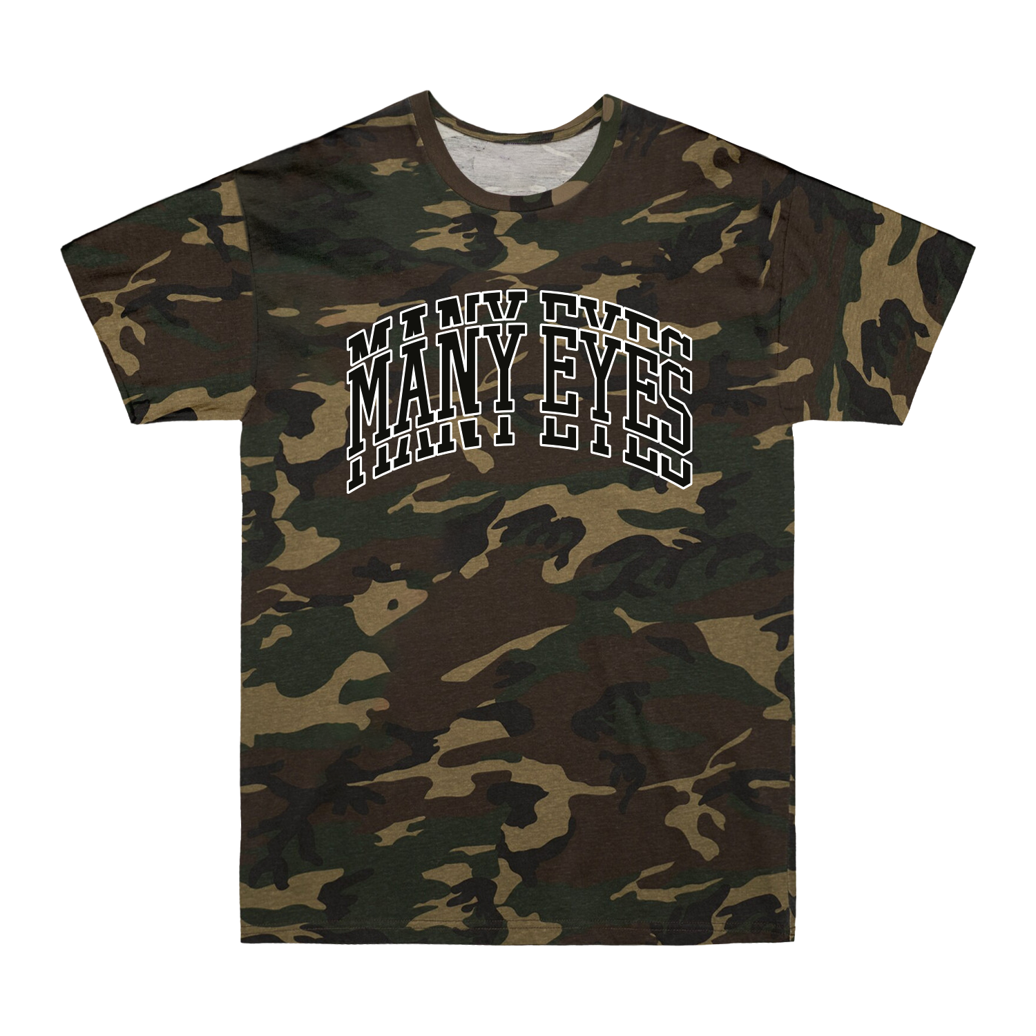 College Logo Camo Tee